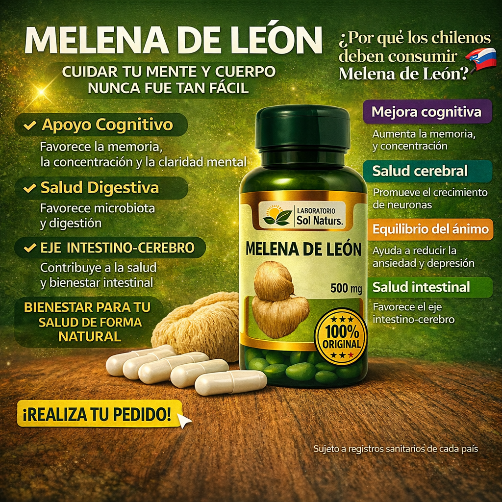 Melena de León - 60 Cápsulas