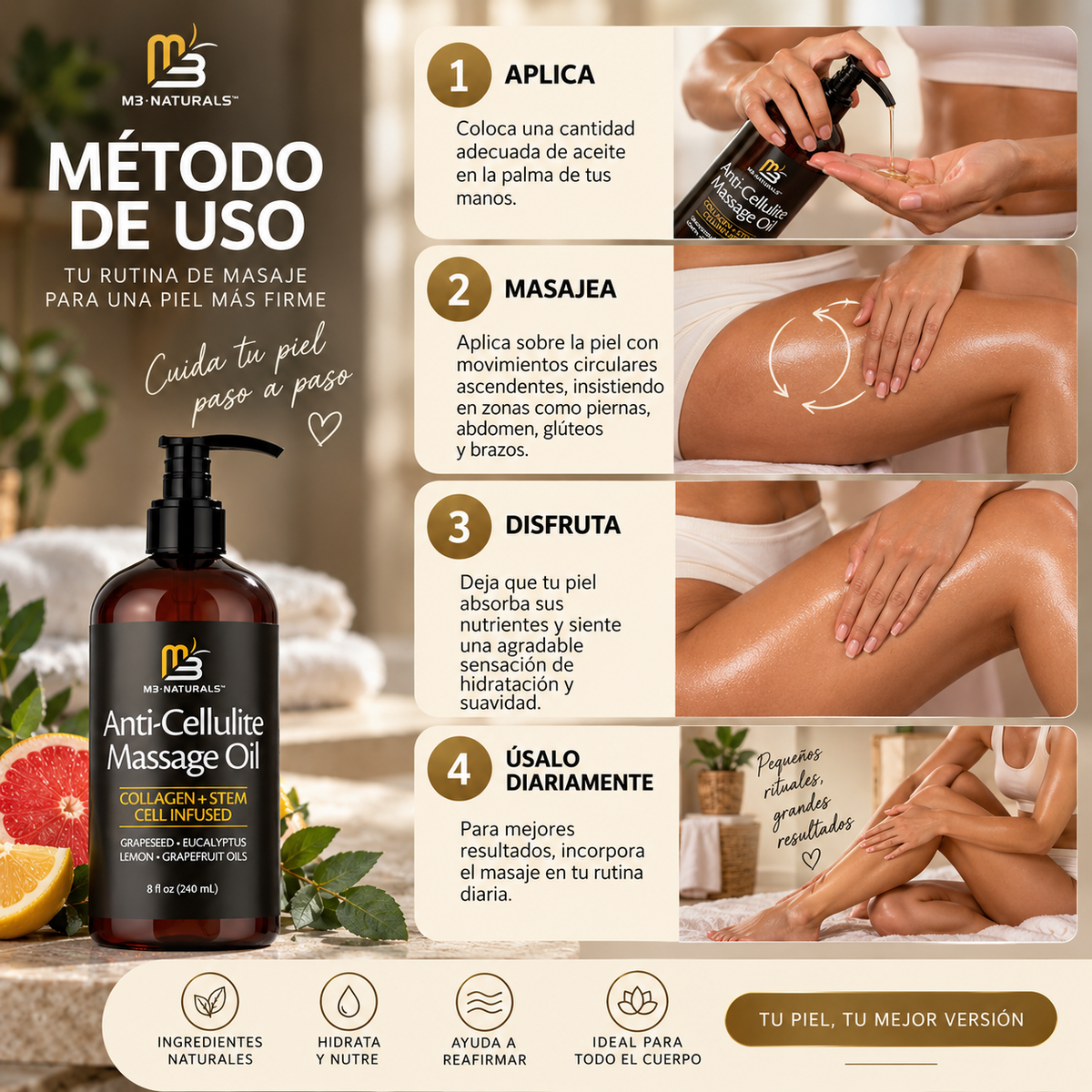 ✨ Pack 2x1 Aceites de Masaje Corporal Reafirmante ✨