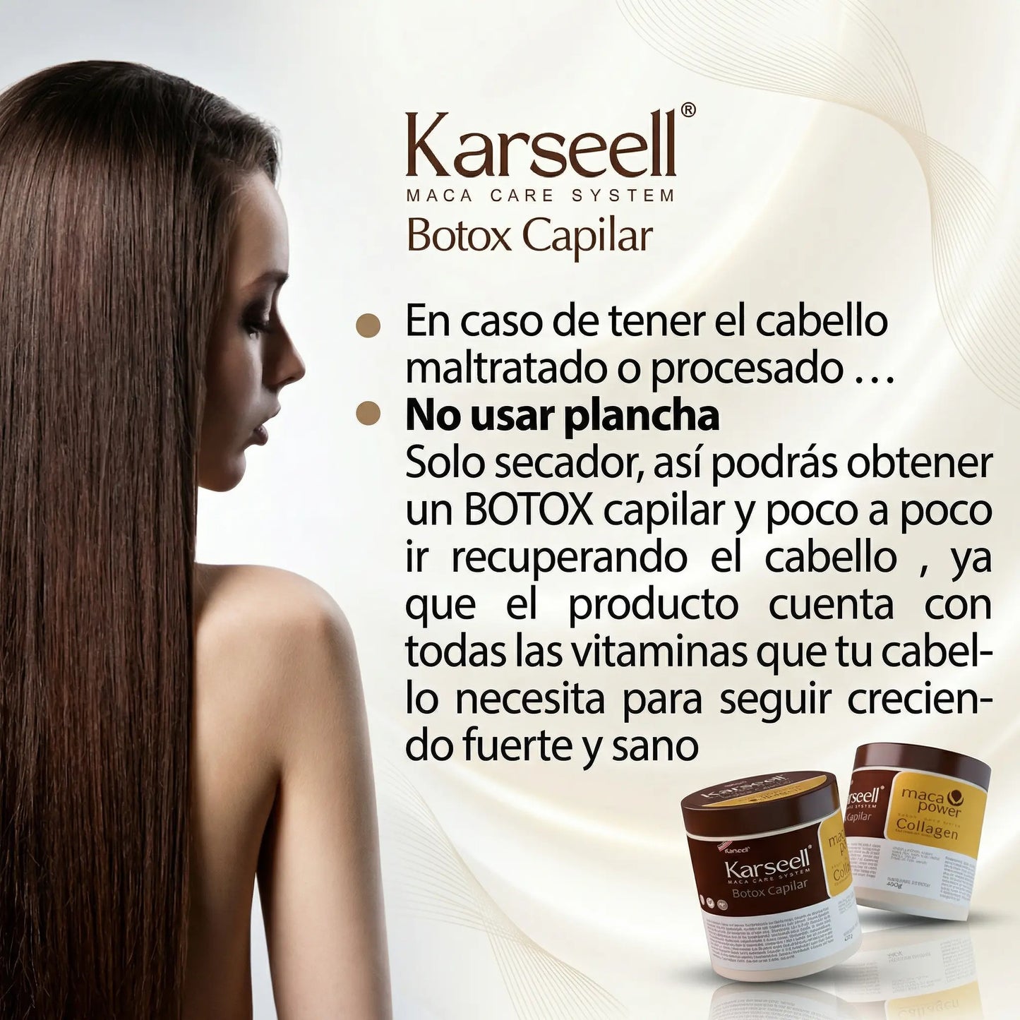 Botox Capilar Karseel - Hidratación y Nutrición Profunda