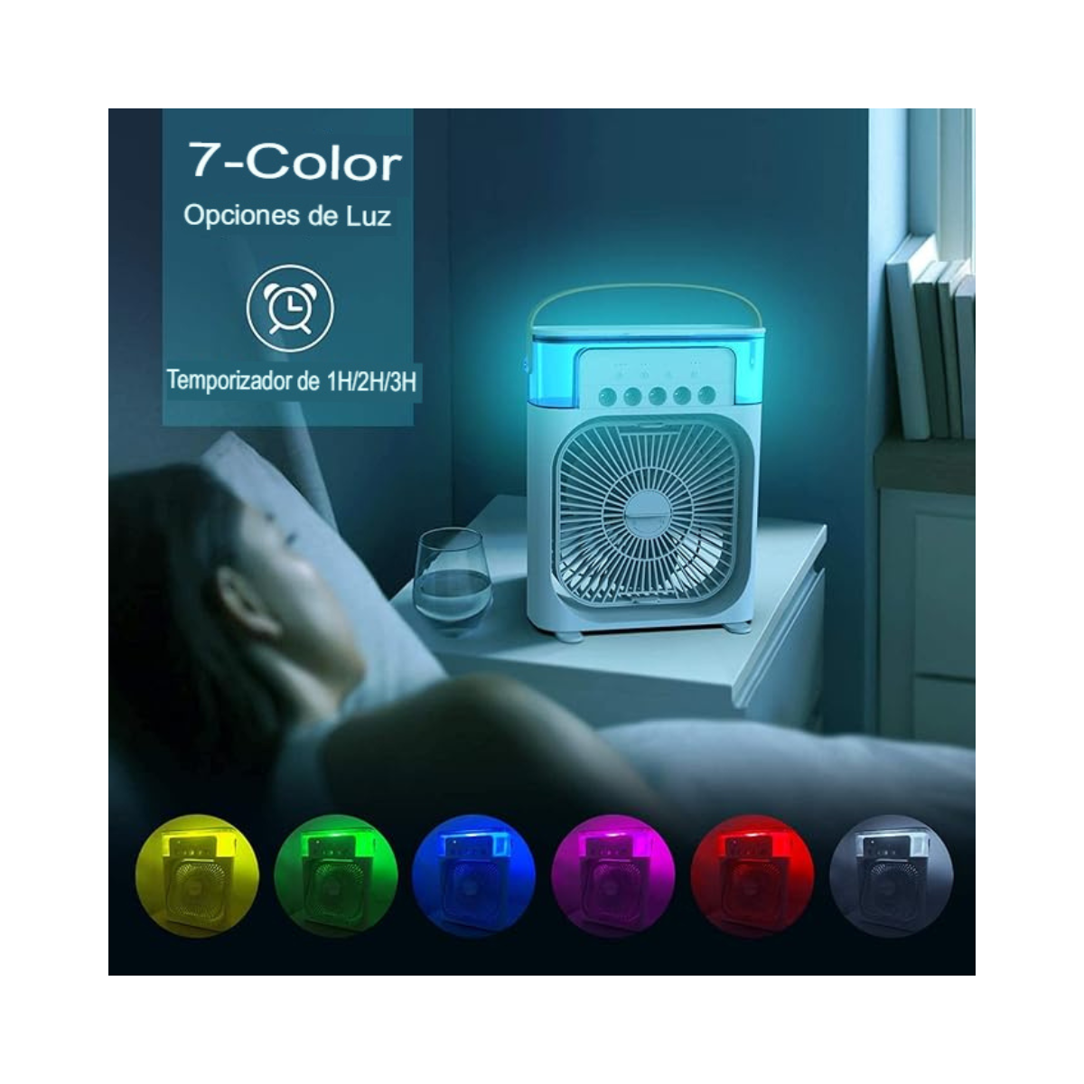 Ventilador Humidificador Aire 2 en 1