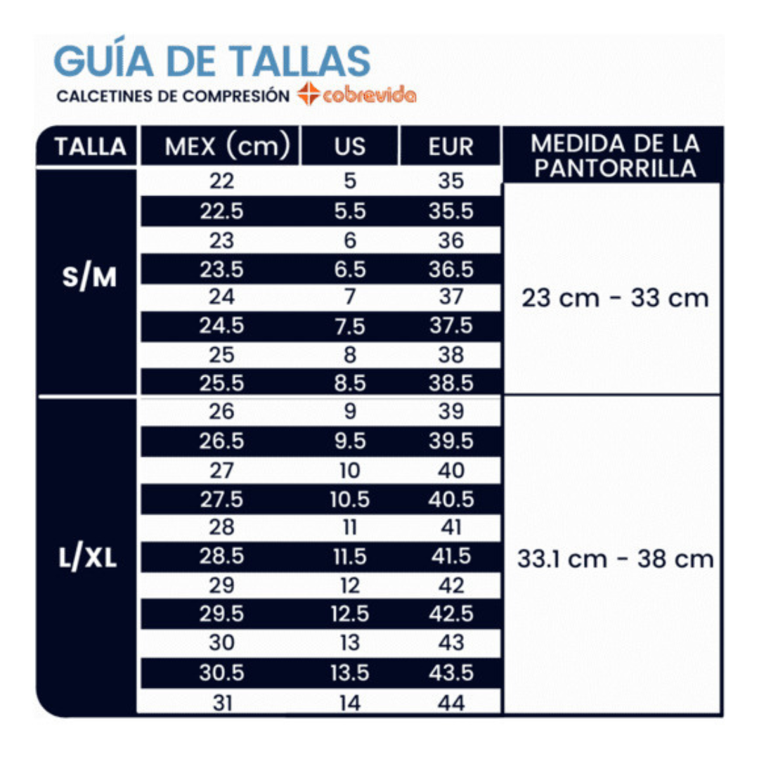 Calcetines Compresión Infusión Cobre