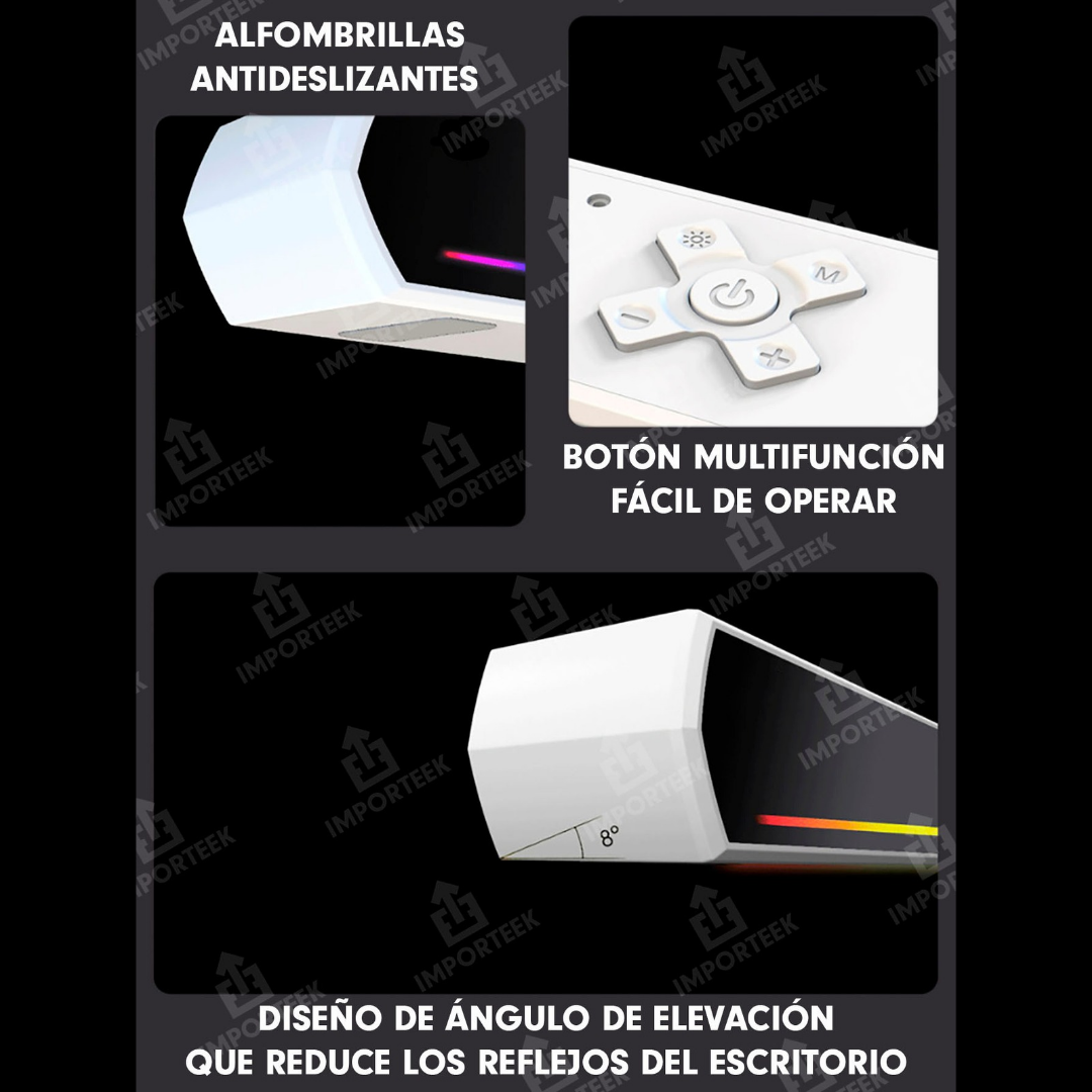 Corneta Barra Bluetooth Altavoz LED Rgb