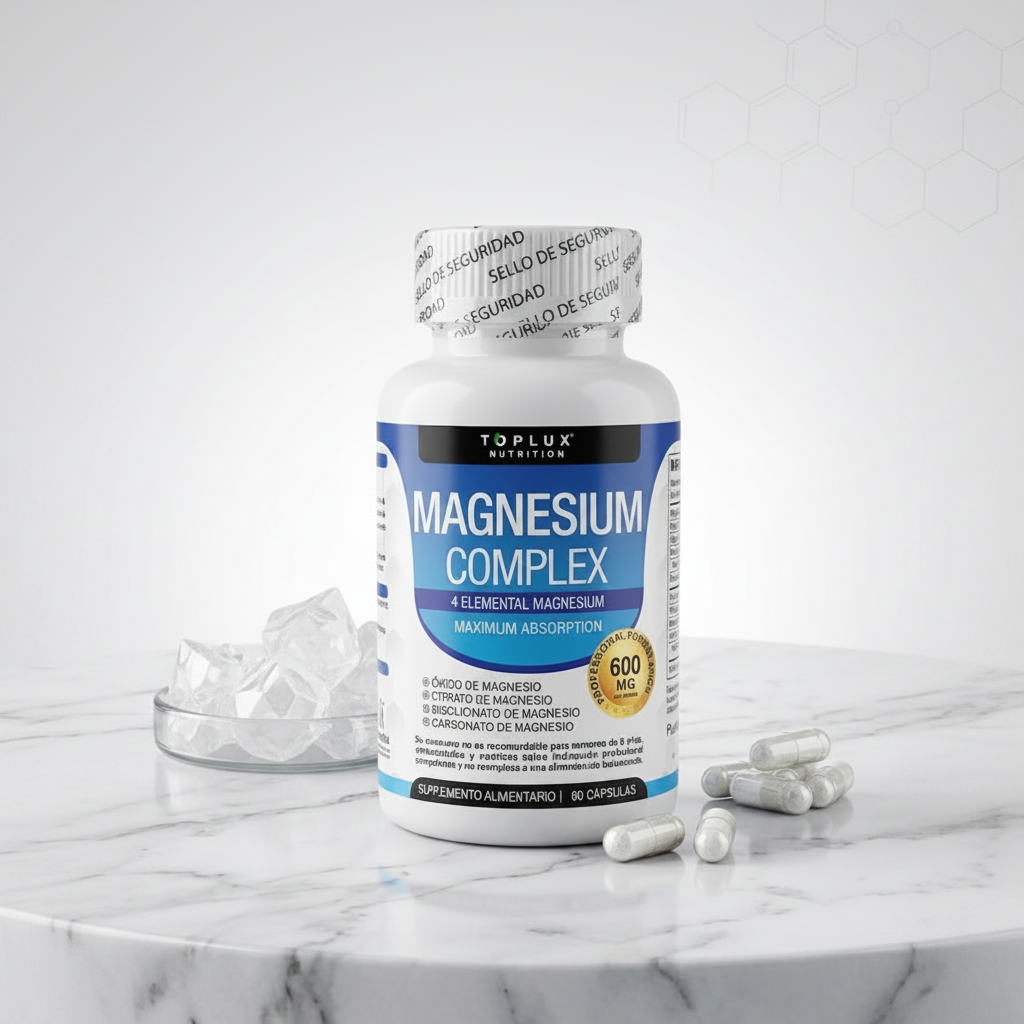 Complejo de Magnesio 600mg: Soporte Integral para tu Salud Ósea, Muscular y Celular