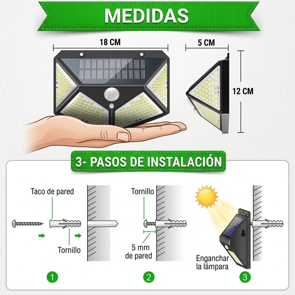 ¿Quieres iluminar tu jardín, entrada o patio de forma inteligente, sin gastar en electricidad y sin cables complicados?