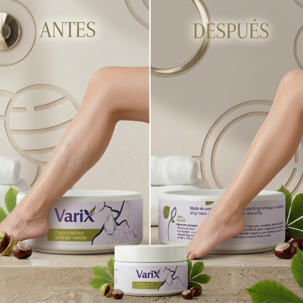 🌿 Crema para Varices – Alivio Rápido y Piernas Ligeras en Días 🌿