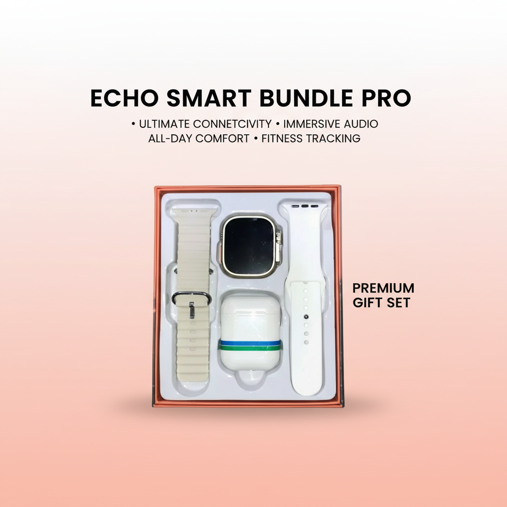 Presentación de ventas - Set de reloj inteligente y audífonos