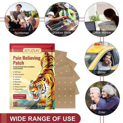 🐯 Parches de Tigre Tradicionales: Alivio Rápido y Natural para el Dolor Muscular y Articular
