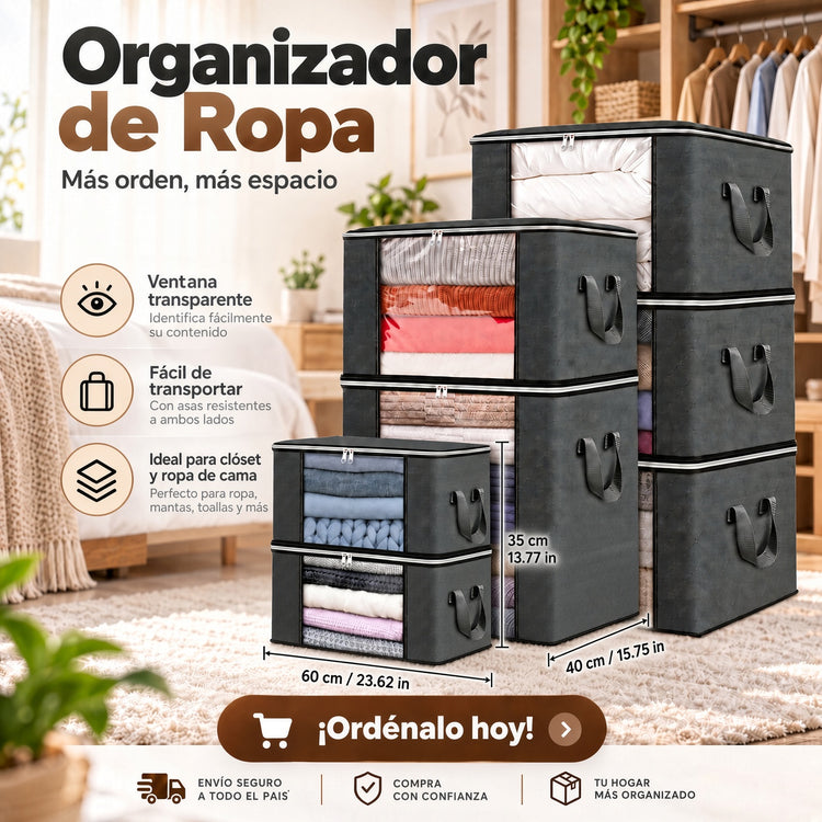 🧺✨ ORGANIZADOR DE ROPA POR UNIDADES – MÁS ORDEN Y MÁS ESPACIO EN TU HOGAR