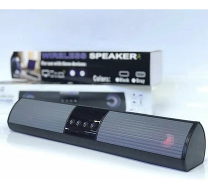 Barra Sonido Bluetooth Portátil Luz RGB
