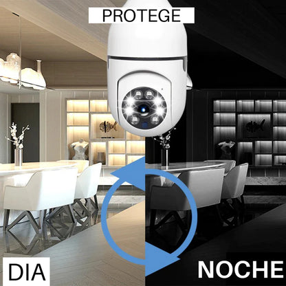 Cámara de Seguridad Foco -WIFI IP