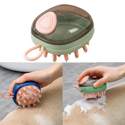 Cepillo 2 en 1 para Bañar Mascotas