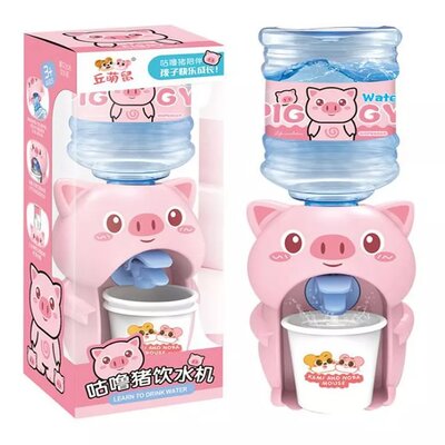 Mini dispensador de agua figura cerdito