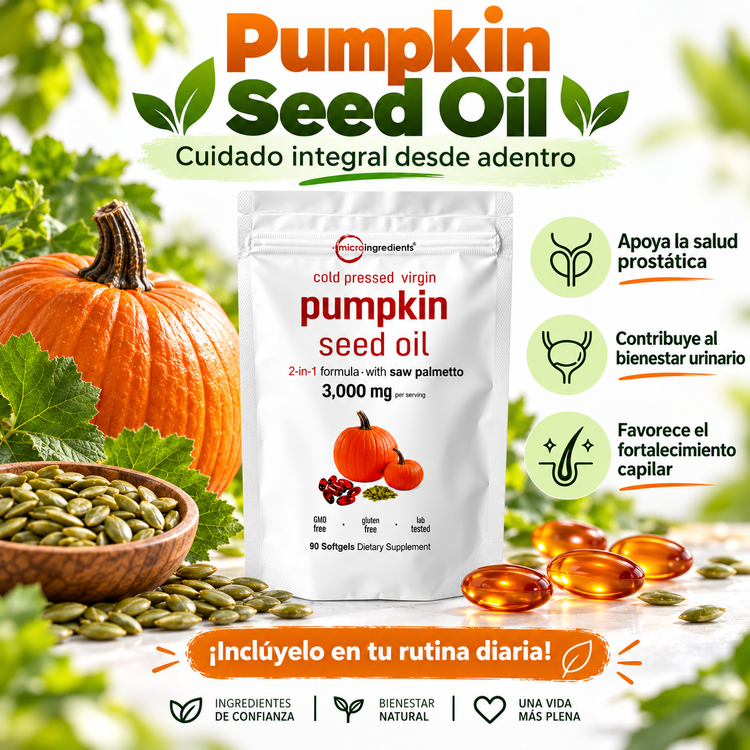 🎃 Pumpkin Calabaza Microingredientes – 90 Cápsulas