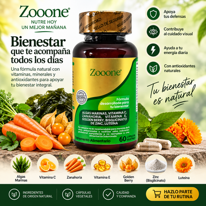 Zooone Vital Plus 🌿 | Bienestar Diario en 60 Cápsulas