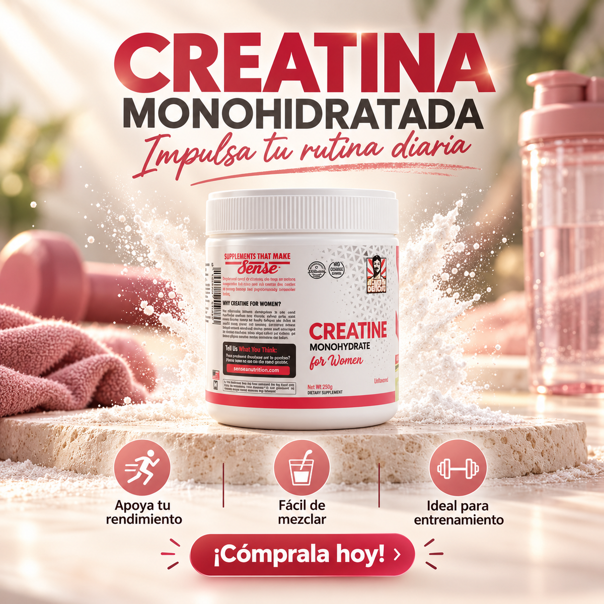 💪 OLD SCHOOL LABS CREATINA MONOHIDRATADA – POTENCIA TU ENTRENAMIENTO ⚡
