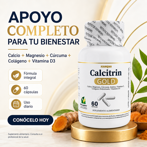 Calcitrin Gold🦴 – Apoyo diario para huesos, articulaciones y músculos