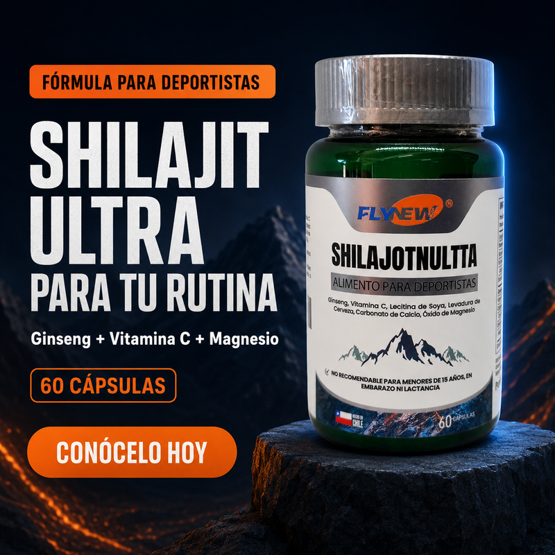🔥 Shilajit Ultra™ – Energía Sostenida, Estamina y Rendimiento Diario
