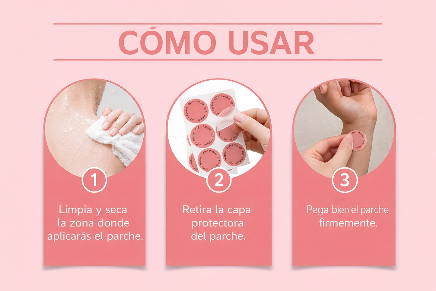 Parches OCEAURA Control de Apetito y Metabolismo Natural para 30 días