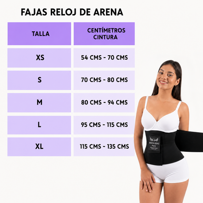 😍 CINTURILLA RELOJ DE ARENA MOLDEADORA