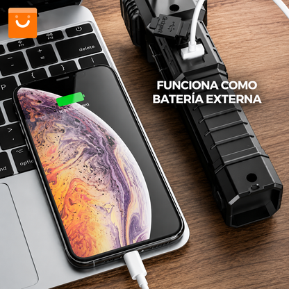 🔦 SUPER LINTERNA LED MULTIFUNCIONAL
