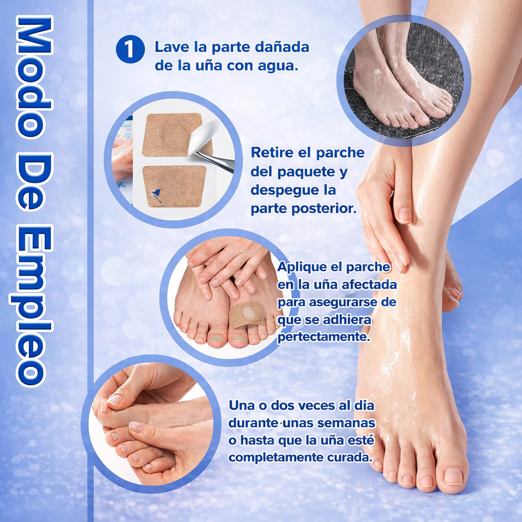Pack de 16 Parches Eliminadores de Hongos en los Pies