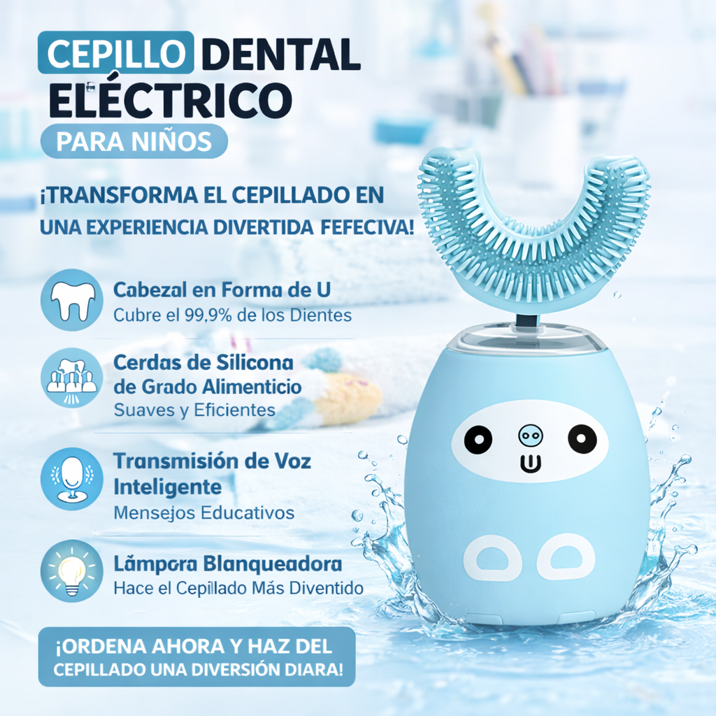 ¡Cepillo de Dientes Eléctrico para Niños!