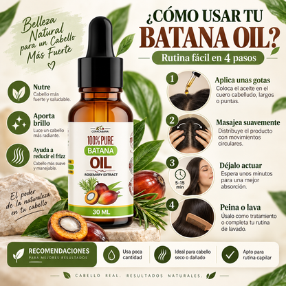 🌿 Aceite Batana 100% Puro y Natural – 30 mL
