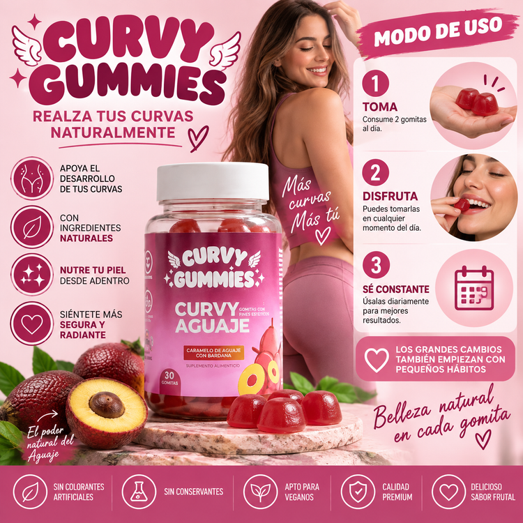 🍑 CURVY GUMMIES 30 GOMITAS
