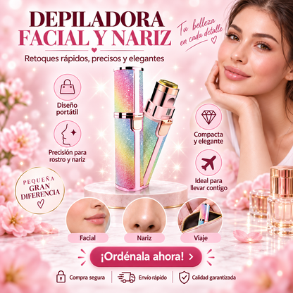 ✨ Depiladora Facial y Nariz Portátil para Mujer | Precisión y Cuidado Personal 💖