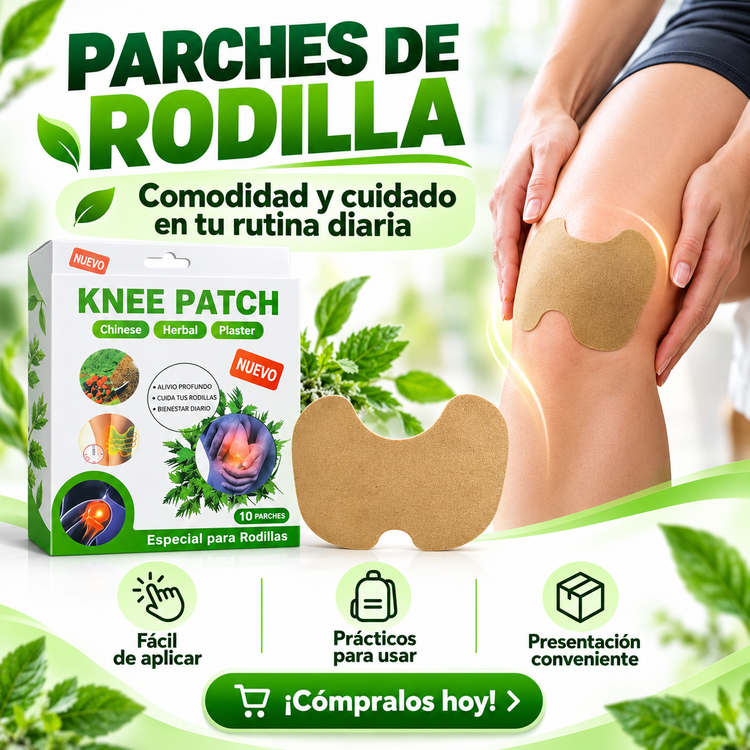 🦵PARCHES DE RODILLA X10 CAJAS – COMODIDAD Y CUIDADO PARA TU DÍA A DÍA ✨
