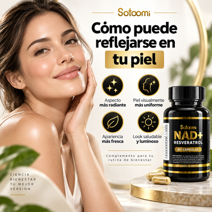 Juventud celular y energía desde dentro 💊✨Resveratol Nad Satoomi X60 Cap