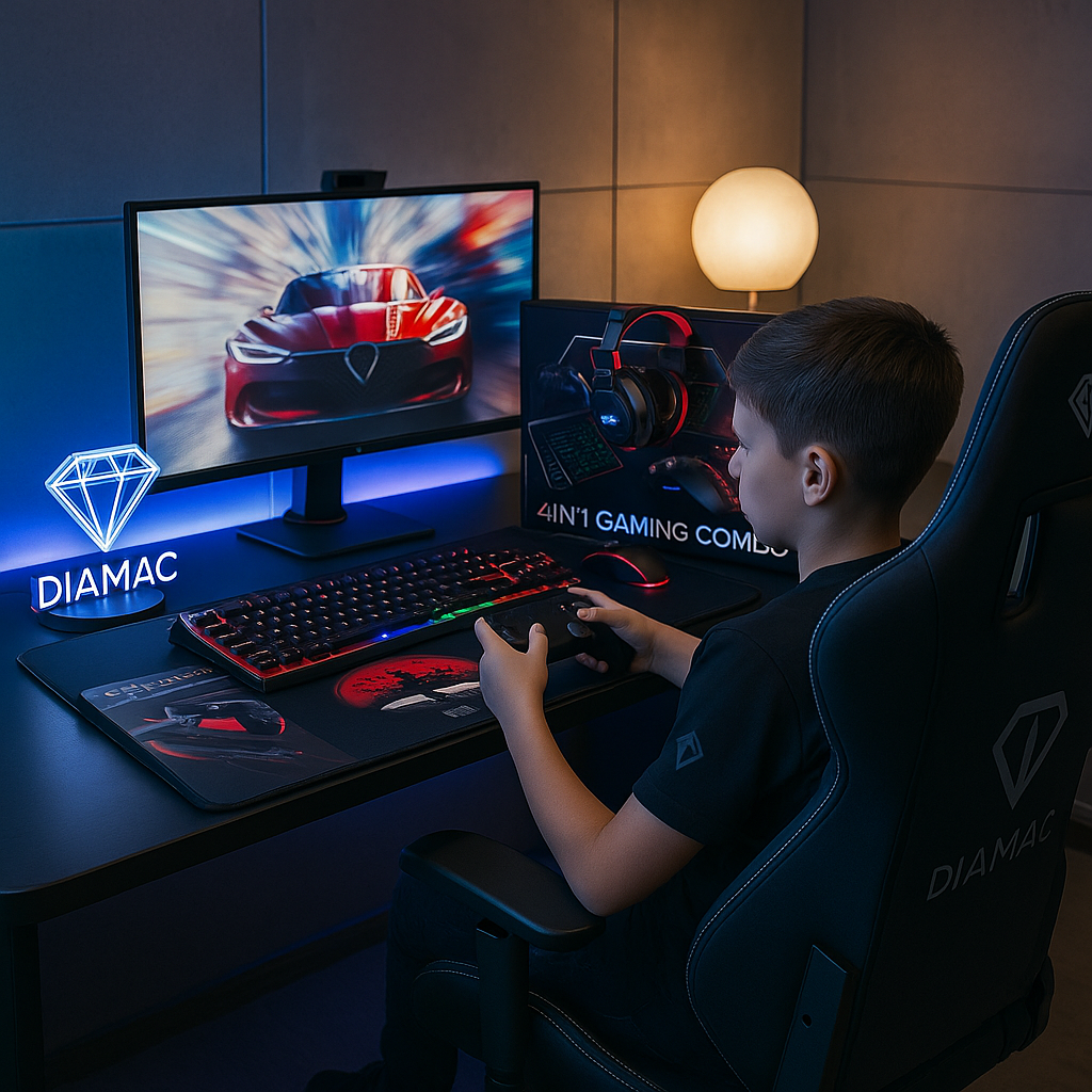 Combo Gamer iMice - Teclado, Mouse, Audi