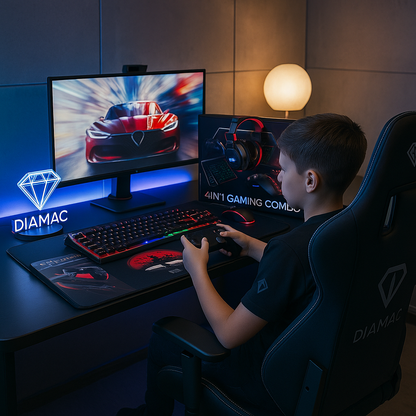 Combo Gamer iMice - Teclado, Mouse, Audi