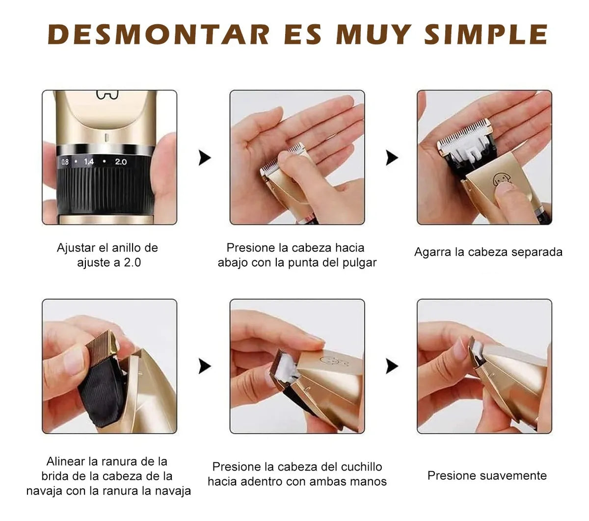 Cortapelos Para Mascotas Dp 1 &at