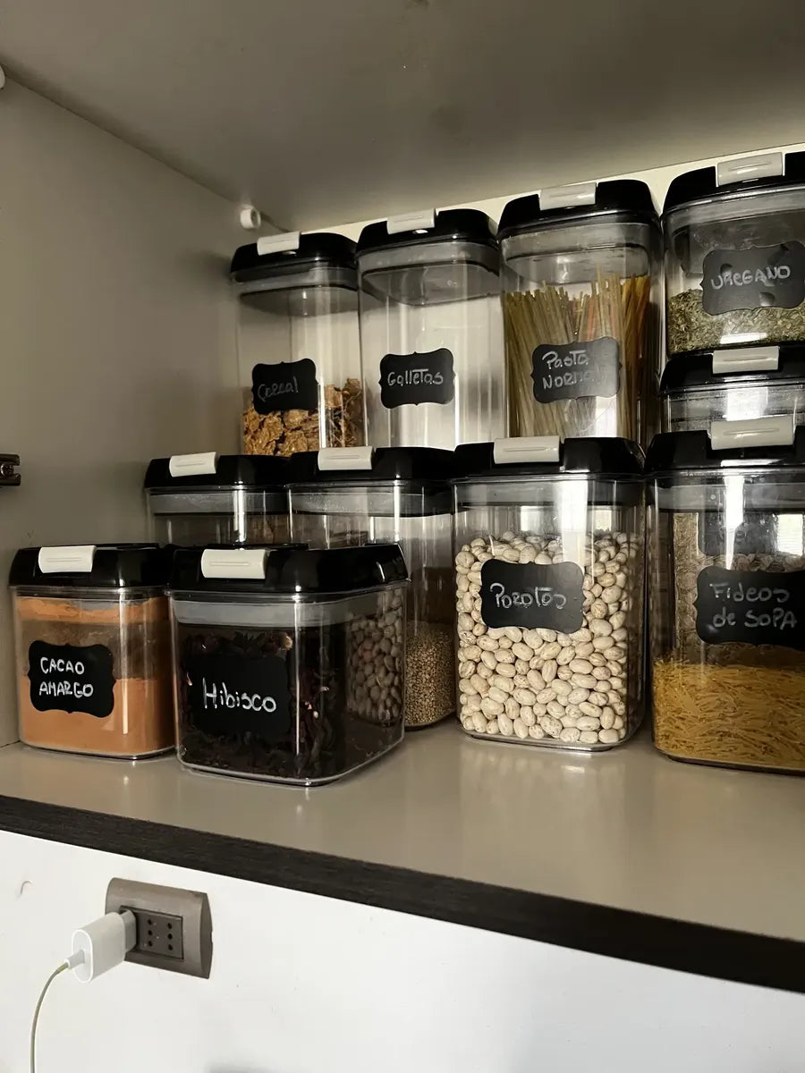 🥫✨ SET DE 7 CONTENEDORES HERMÉTICOS – ORGANIZA TU COCINA Y CONSERVA MEJOR TUS ALIMENTOS