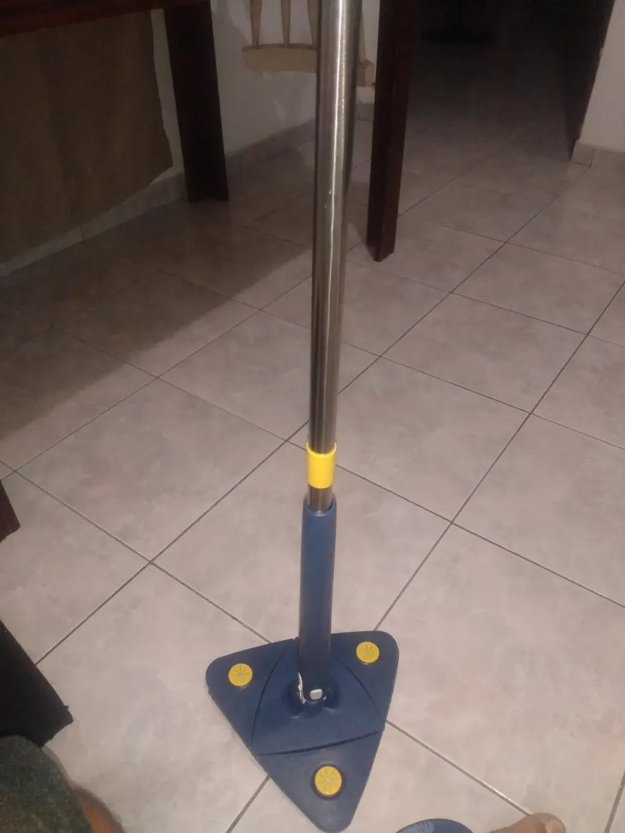 🧹 Trapeador Giratoria Triangular con Exprimidor Automático – Limpieza Profunda sin Esfuerzo