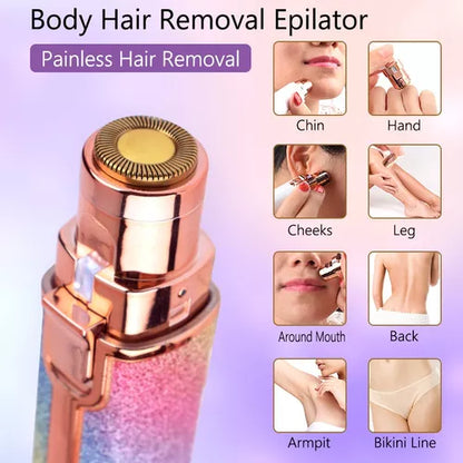 Depilador 2 En 1 Cejas Y Facial Recargable