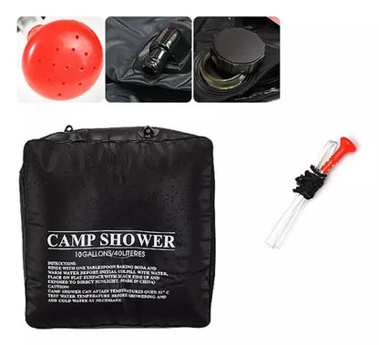 Ducha Solar 40 Litros De Camping Bolsa