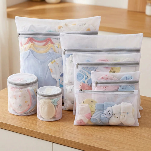 👶 Pack Premium de 7 Bolsas Protectoras para Ropa de Bebé