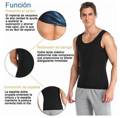 Faja Reductoras termicas Hombres