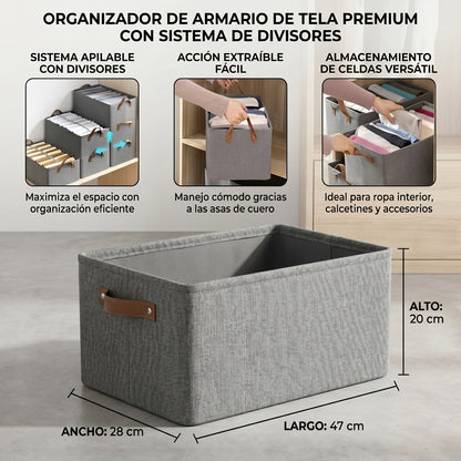 🏺 ¡Caja de Almacenamiento Plegable XXL - Organiza tu Espacio al Instante