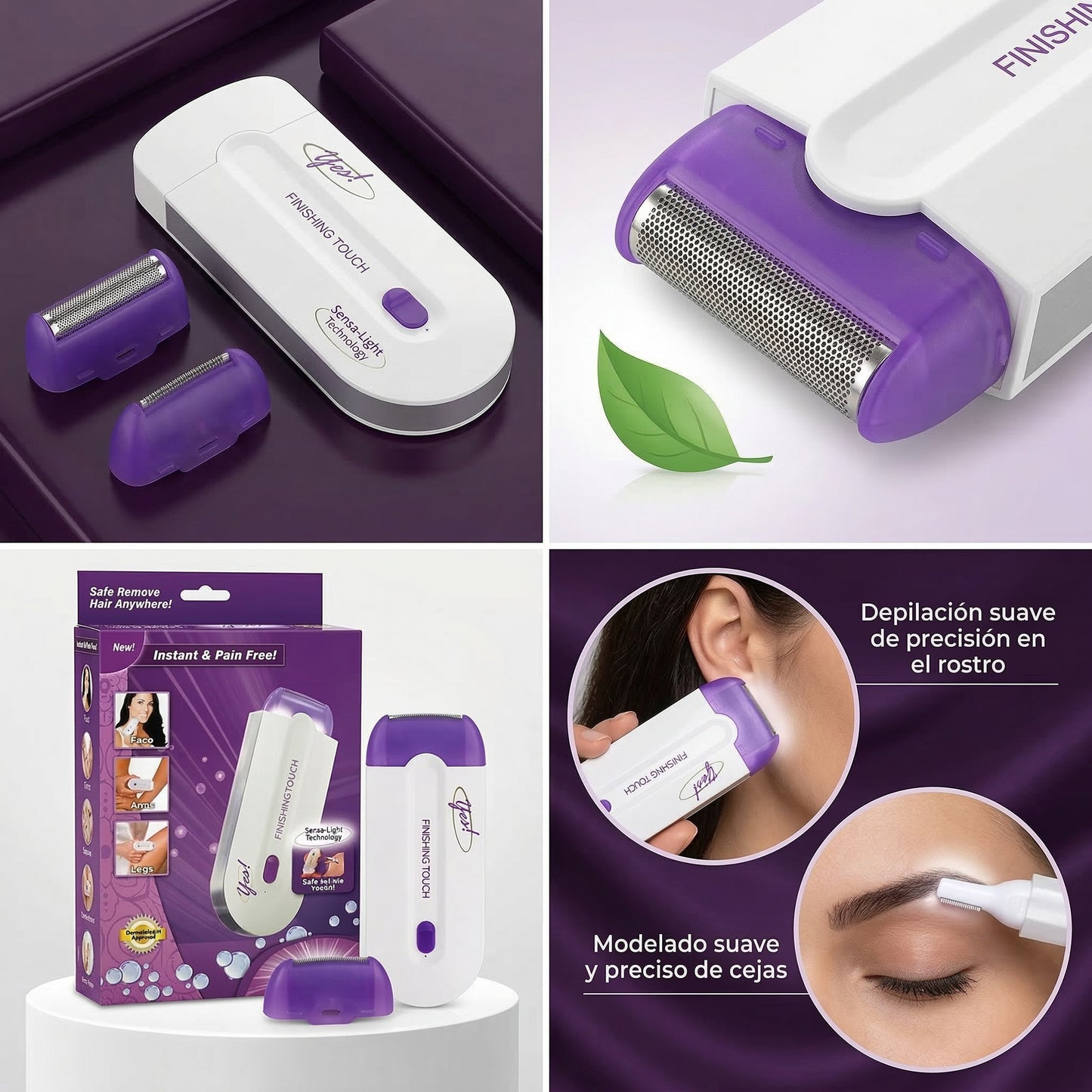 Depiladora de Precisión con Sensor Láser – Afeitado Perfecto y Sin Dolor