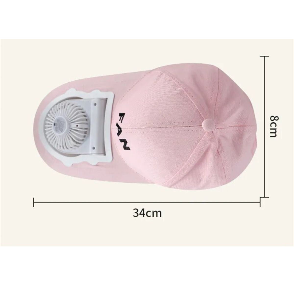 Gorra deportiva con Ventilador