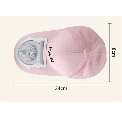 Gorra deportiva con Ventilador