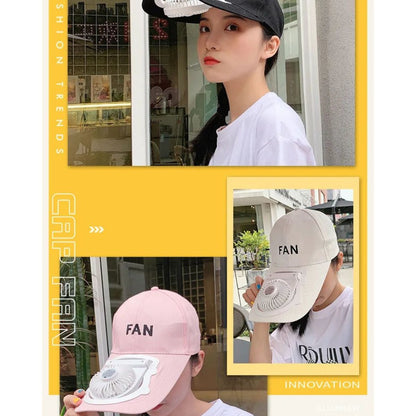 Gorra deportiva con Ventilador