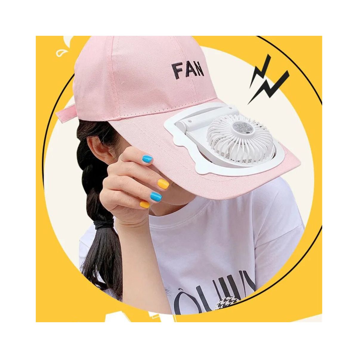 Gorra deportiva con Ventilador