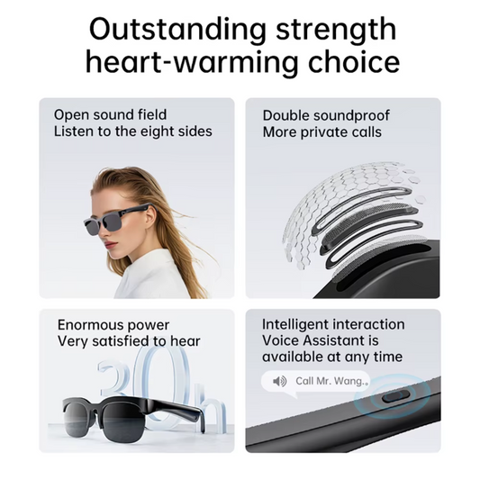 Gafas de Audio Inalámbricas Bluetooth