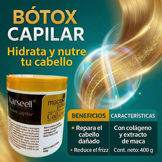 Botox Capilar Karseel - Hidratación y Nutrición Profunda