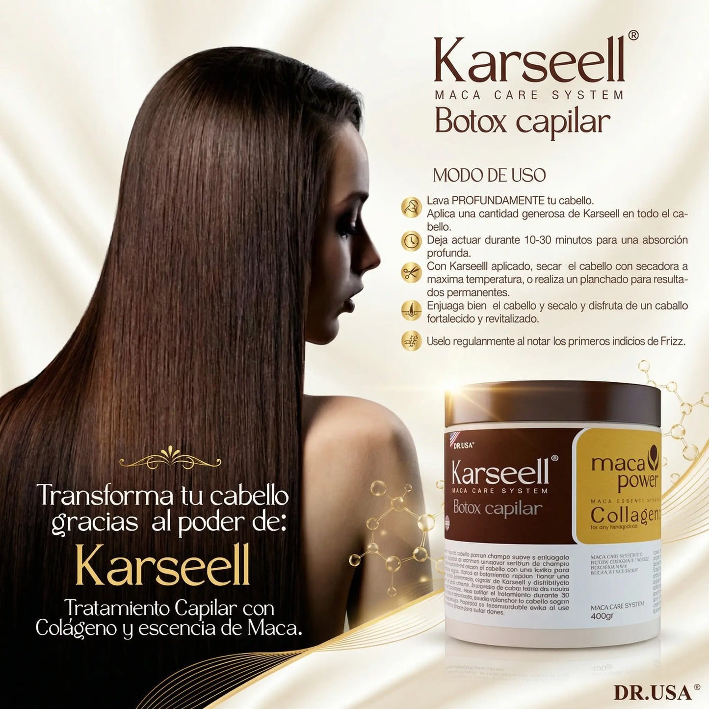 Botox Capilar Karseel - Hidratación y Nutrición Profunda