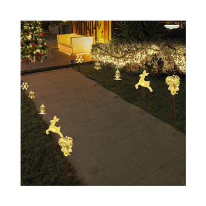 Luces solares de Navidad para paisajes